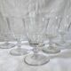 Saint louis caton 6 wine water glasses crystal - 14 cm
