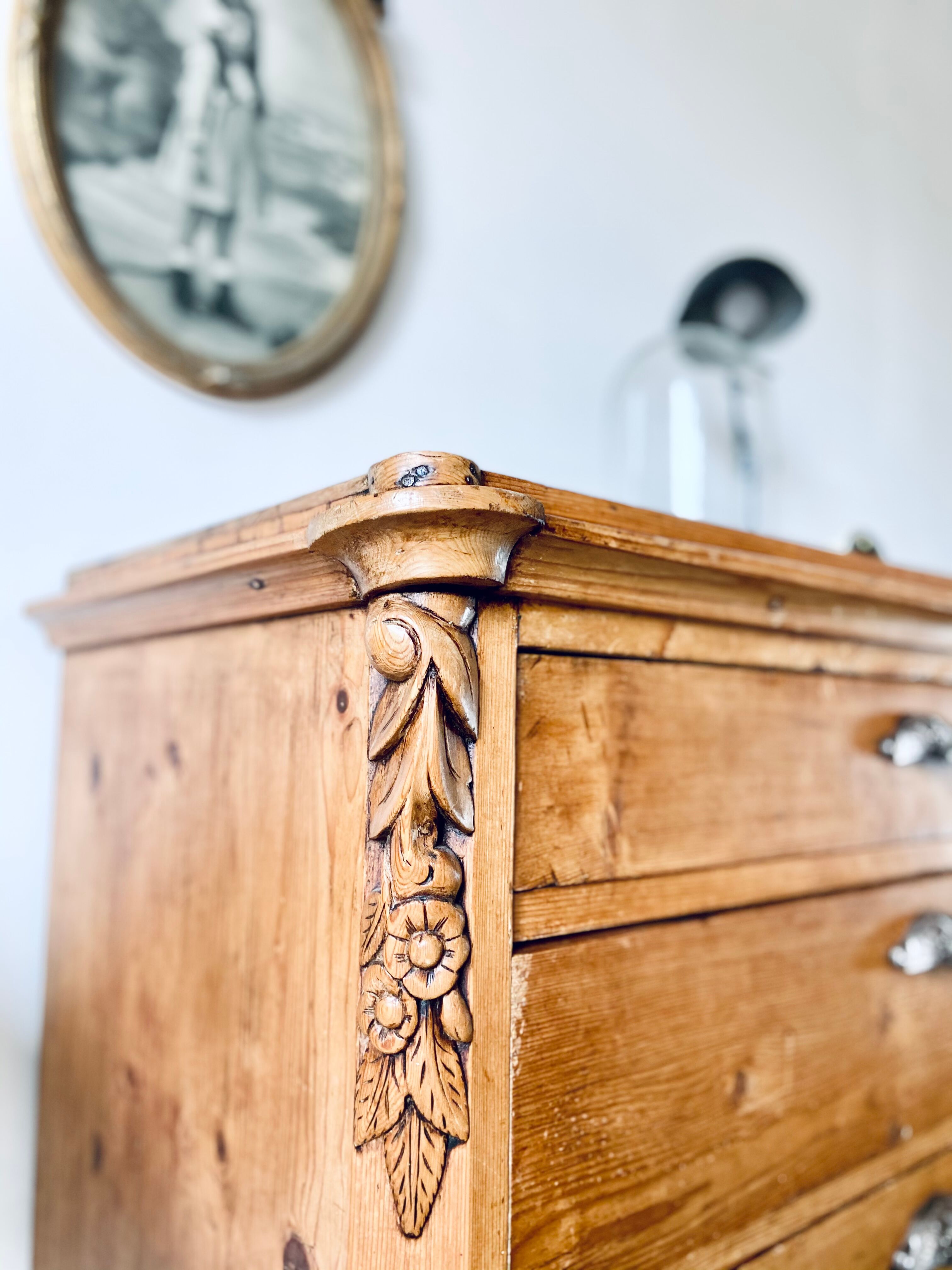 Old counter furniture - chest of drawers