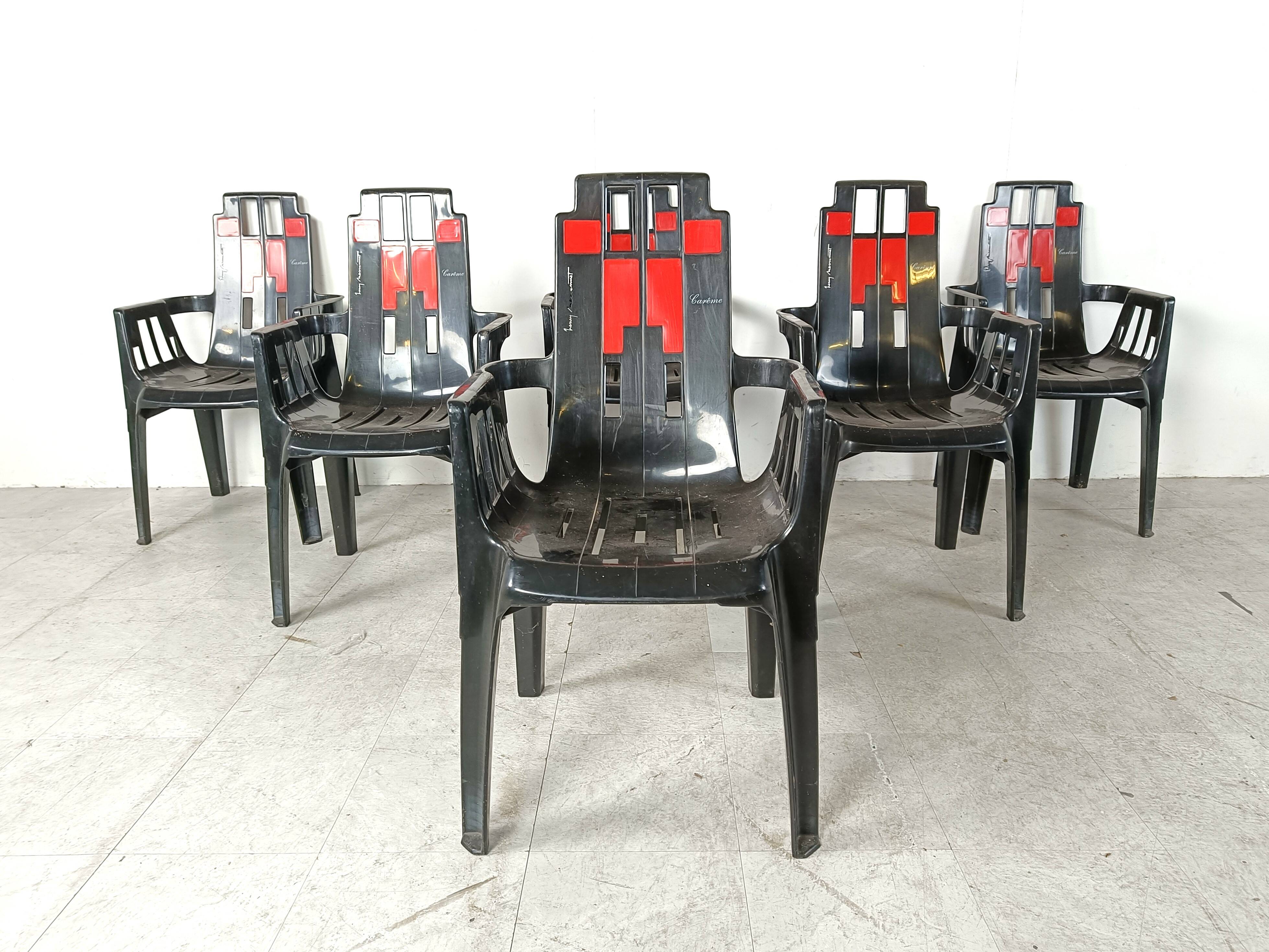 Boston Chairs by Pierre Paulin for Henry Massonnet, 1988, Set of 6