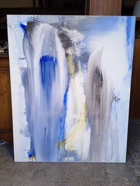 Painting 162cm Acrylic on canvas surrealism / abstract