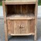 Small solid elm wardrobe - Shandong China around 1900