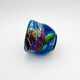 Vase Art Glass Signed Patrick Lepage 2002 - Blown Glass Fuming Oxides