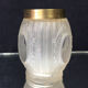 Old glass vase and Louis XVI-style brass ring