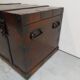 Antique wooden travel  chest