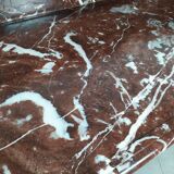 Burgundy marble dressing table