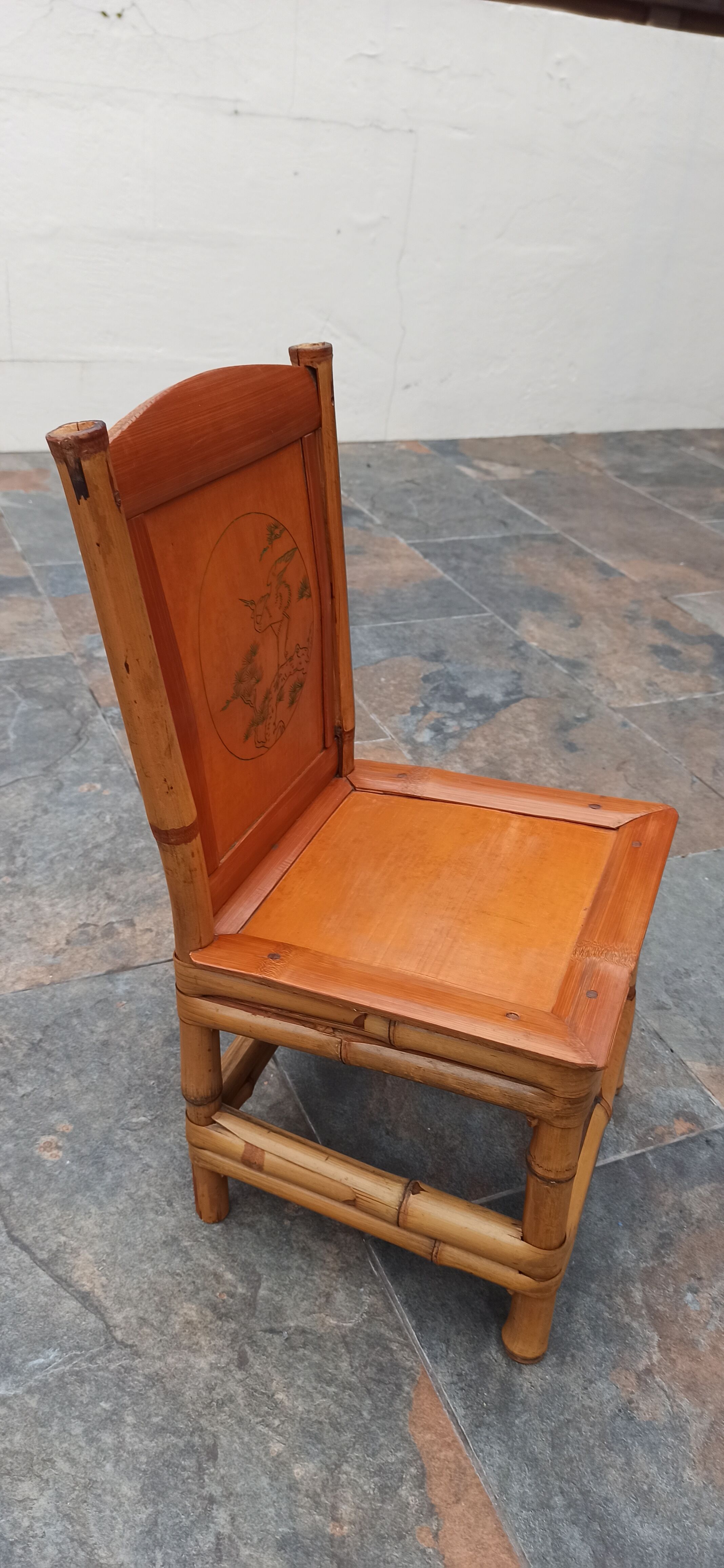 Vintage bamboo chair