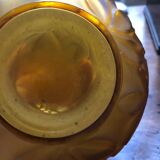 Art Deco glass vase Sabino