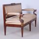 French Empire Mahogany Sofa, 1860s