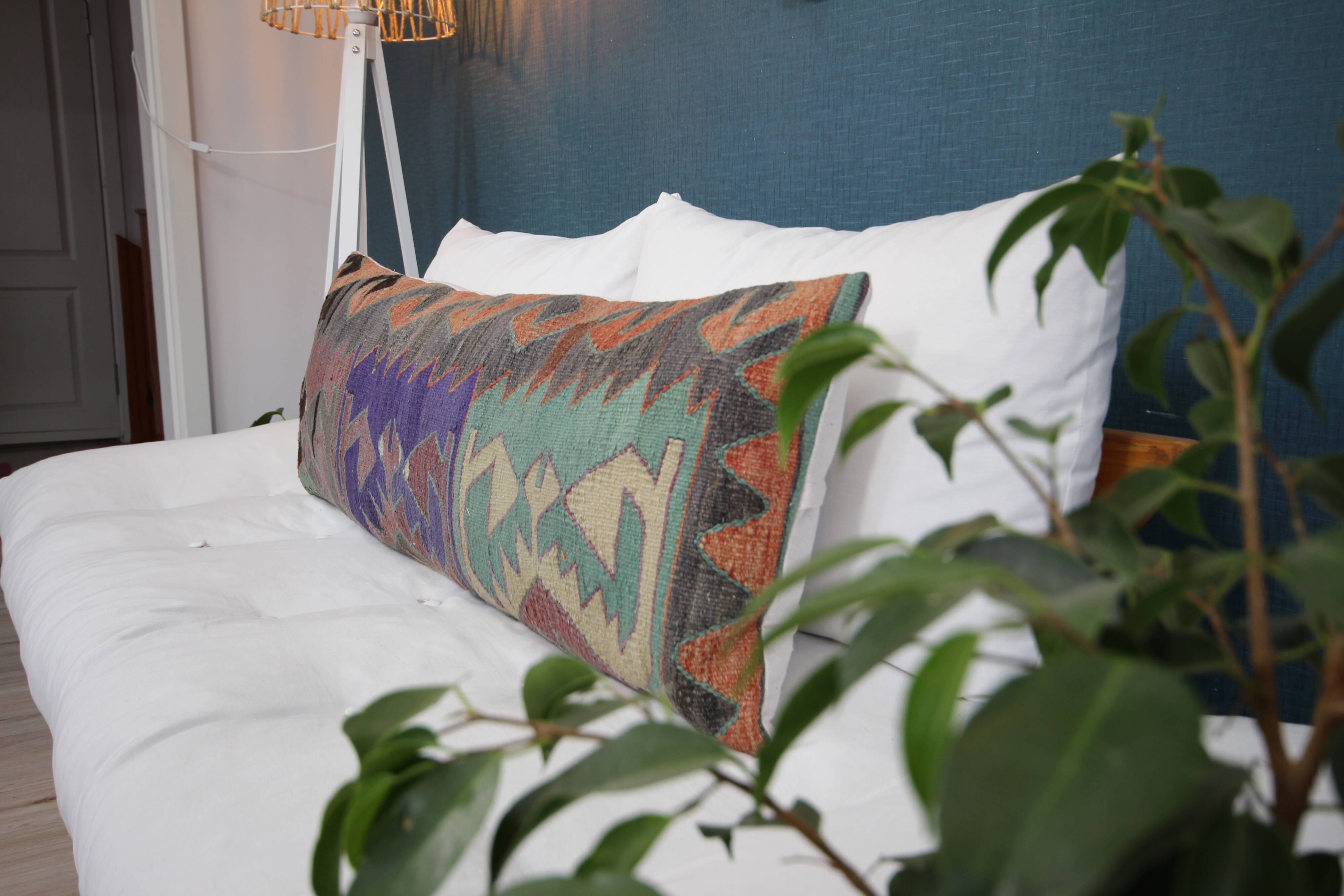 Kilim Pillow Covers 40 x 120 cm Lumbar Cushion For Sofa -Decorative Pillow Bedding Decor