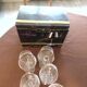 Bohemian crystal wine set – 6 glasses