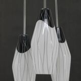 1970s Glass Pendant , Czechoslovakia
