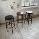 Set of three high bistro stools