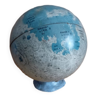 Vintage lunar globe