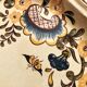 Decorative plate earthenware of Salins France decoration of Aligne