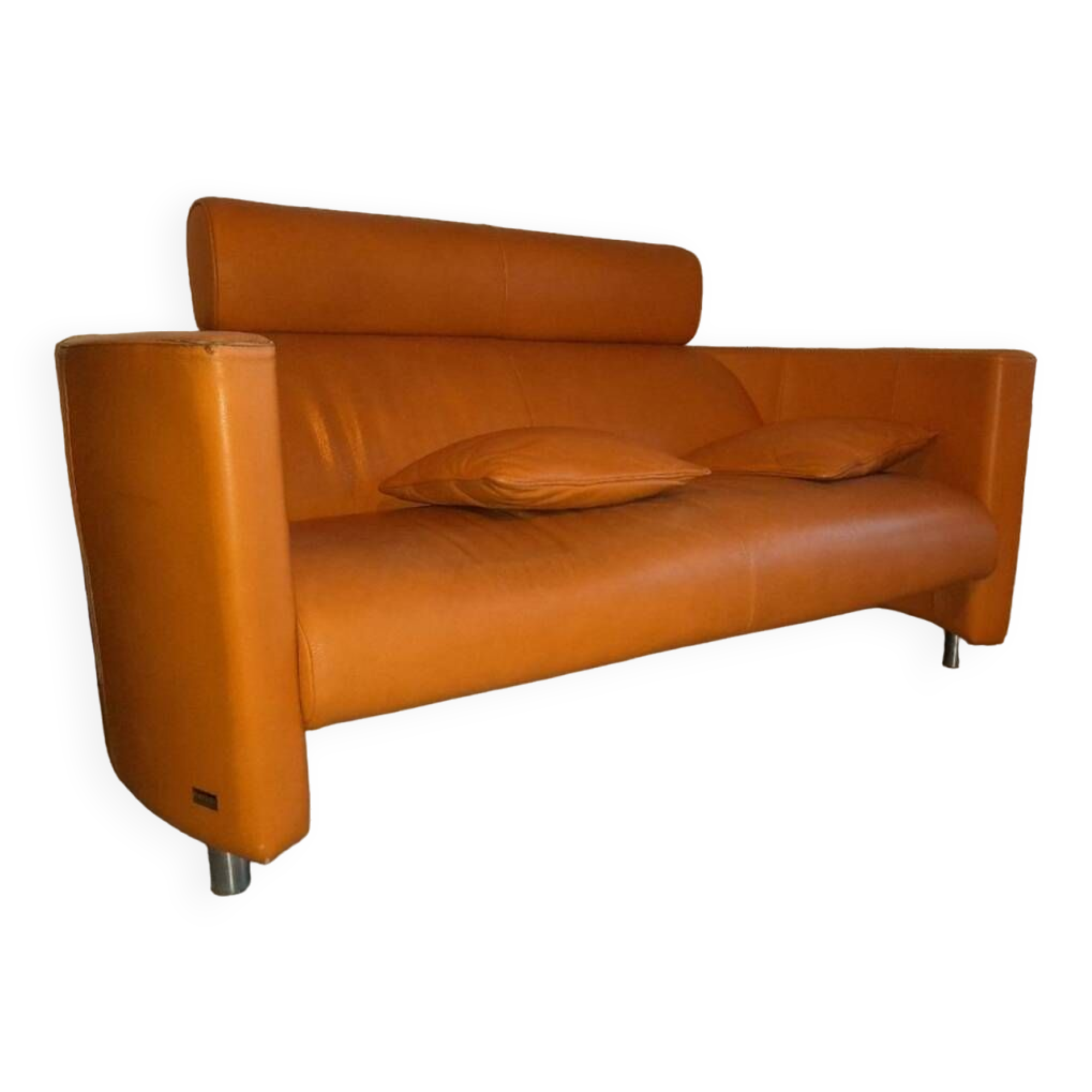 Designer leather sofa