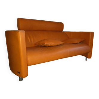 Designer leather sofa