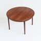 Dyrlund Lotus Flip Flap dining table in rosewood Denmark 1960