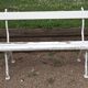 Garden bench cast iron legs