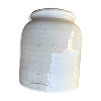 Beige gres jar amora