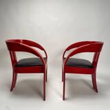 Elisa Armchairs attributed to Giovanni Battista Bassi, 1960s, Set of 6
