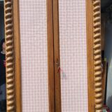 Vaisselier ancien 2 corps – Électrifié – Fronton Louis-Philippe – 250 cm