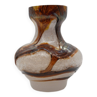 Vase vintage allemand en verre Spiegelau, 1970