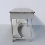 Art Deco table with 2 drawers and mirror, side table