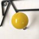 Vintage coat rack with ball hooks in Feraud style.