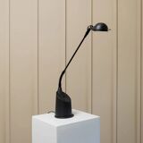 Black steel and plastic TPB table lamp, Model 3014, Postmodern Memphis design, Italy 1980s