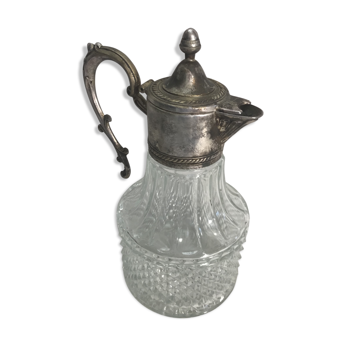 Carafe  moulded glass