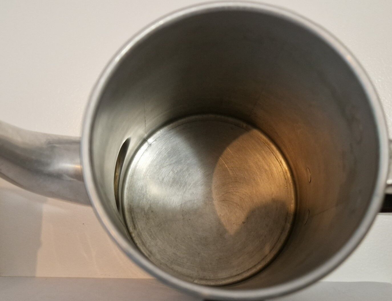 Vintage aluminium coffee pot Tournus Unis France – complete – 1950s
