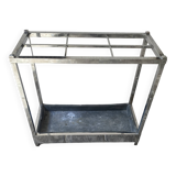 Chromed metal umbrella stand