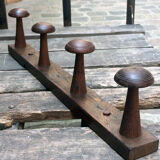 Old wall mantelpiece door in oak
