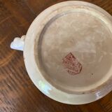 Terre de Fer Cup Lunéville decoration Lace color pink / burgundy