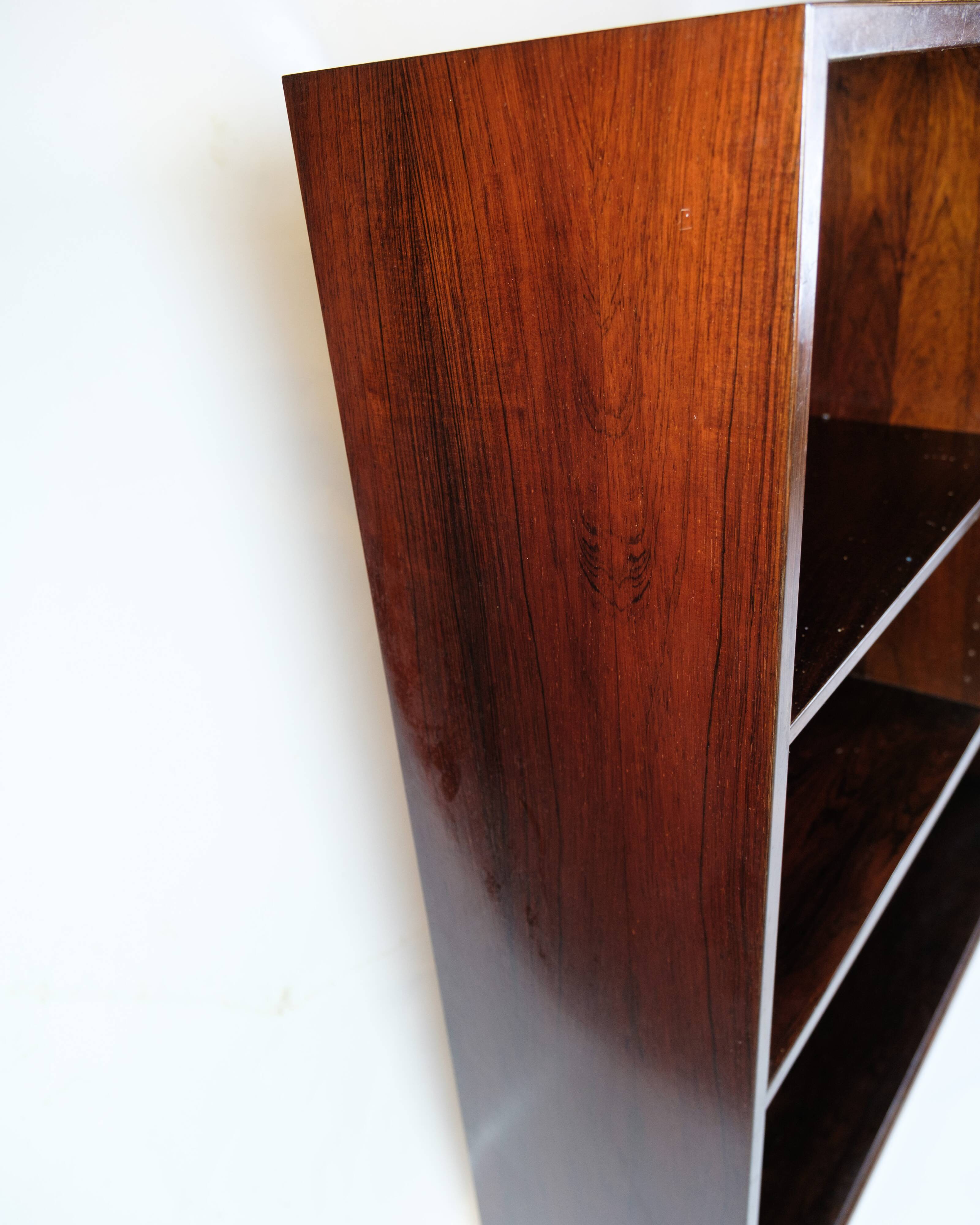 Bookcase Made In Rosewood Model 35 By Omann Jun. Møbelfabrik From 1960s