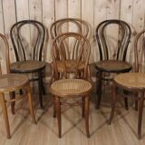 Series 6 bistro chairs model n°18 Thonet style