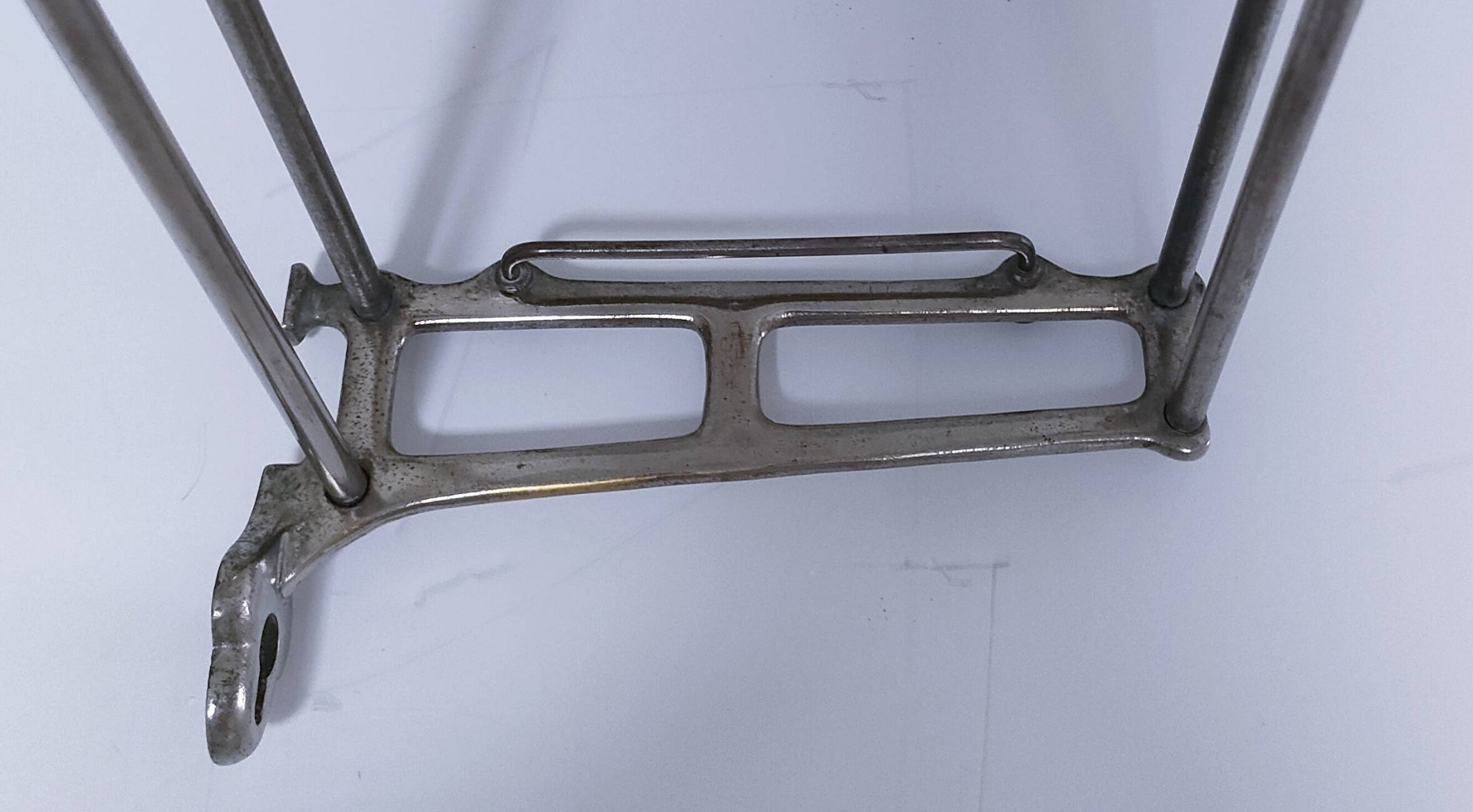 Wall shelf silver patina bronze glass early 20th century