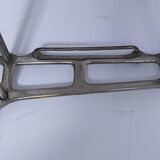 Wall shelf silver patina bronze glass early 20th century