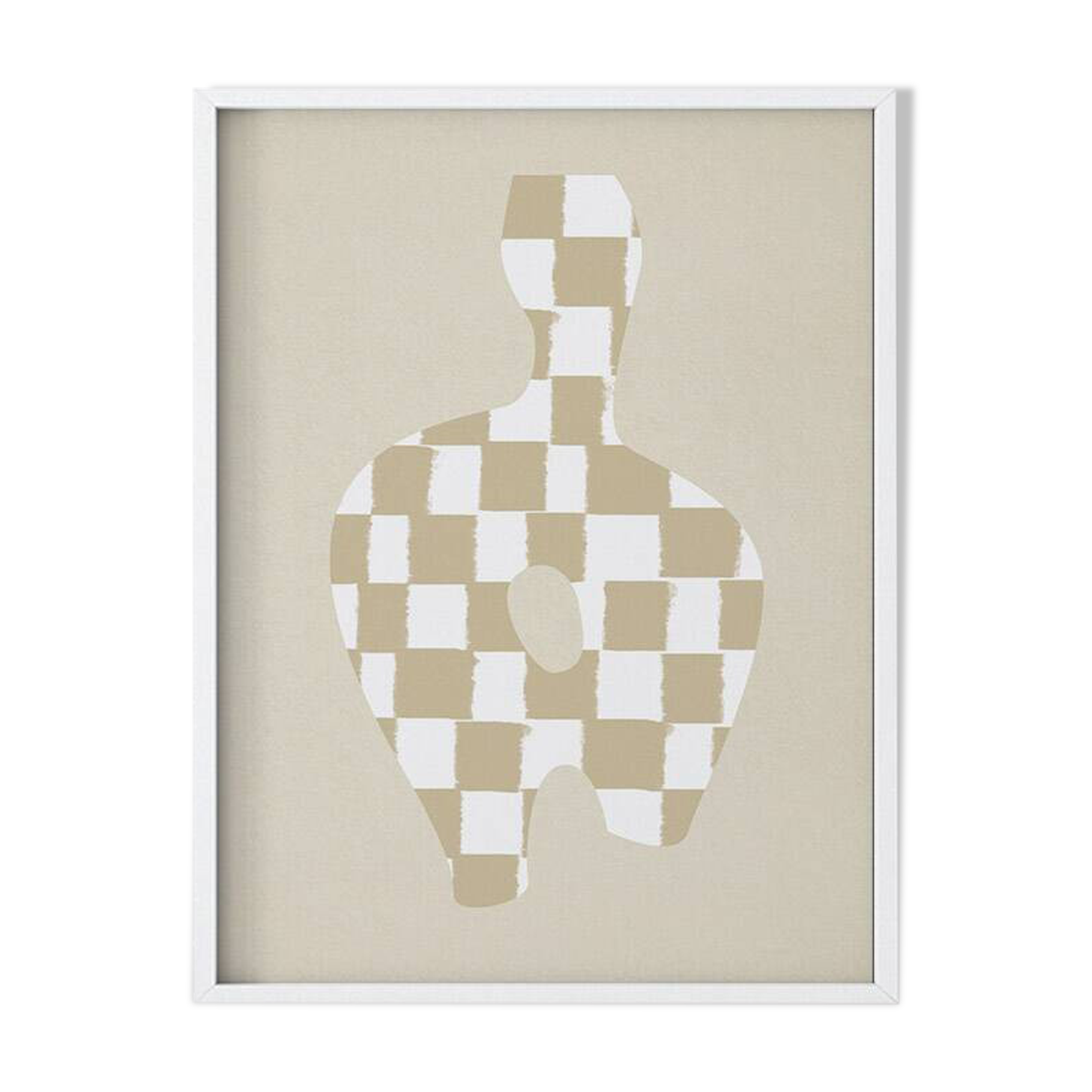 Chequers giclee art print 50x70cm