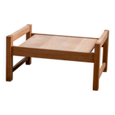 Tray Table in Oak, 1960s Van Den Berghe Pauvers, Belgium