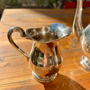 Service à café en métal argenté