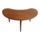Mid Century moon-shaped coffee table
