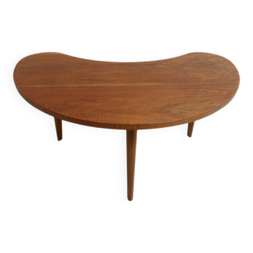 Mid Century moon-shaped coffee table