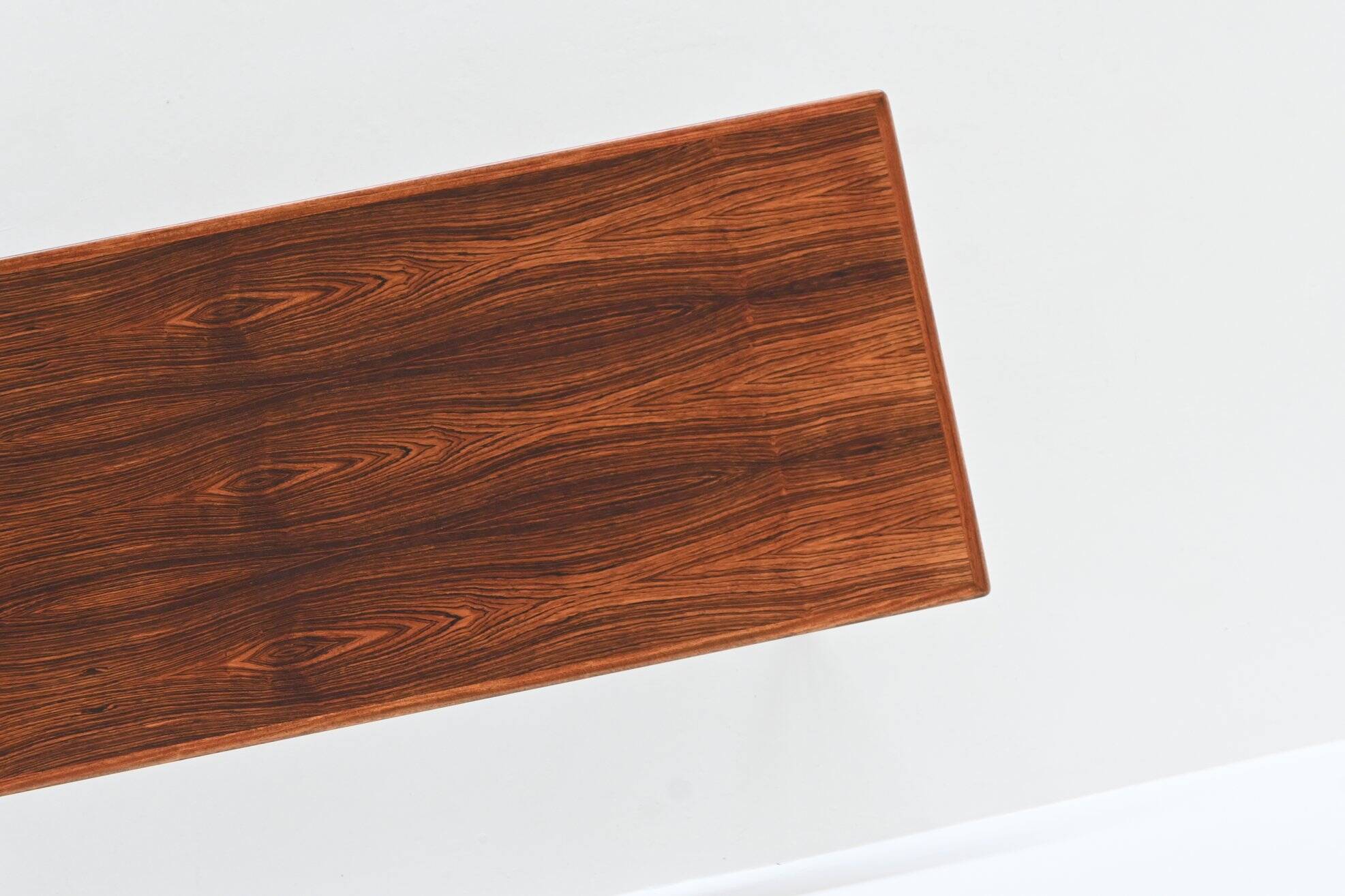 Gunni Omann sculptural coffee table rosewood Omann Jun Denmark 1958