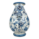 Large Blue Ceramic Vase by Ima for Montelupo Florentino, Italy, 1980s