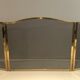 Brass fire screen