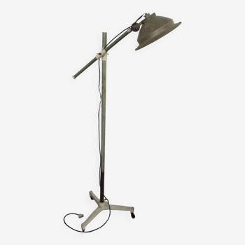 adjustable industrial floor lamp from the 50s