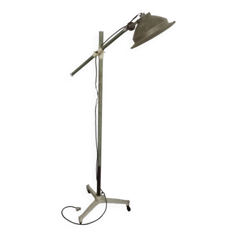 adjustable industrial floor lamp from the 50s