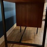Vintage desk 60s wood and metal