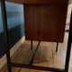Vintage desk 60s wood and metal